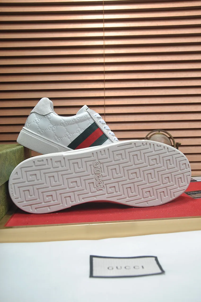 Men's men's shoes💰440💶[GUCCI] official website 1:1 men's sports shoes are now on the market. They are made of original fabric + water-dyed sheepskin lining, plus the official website original 1:1 comfortable outsole. Fashionable and versatile, super comfortable and breathable. Standard shoe size 38/45 (custom-made size 45 is non-refundable)